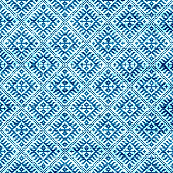 Geometric Kilim Ikat Pattern Grunge Texture — Stock Photo, Image