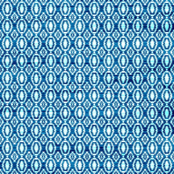 Geometrische Kelim Ikat Patroon Met Grunge Textuur — Stockfoto