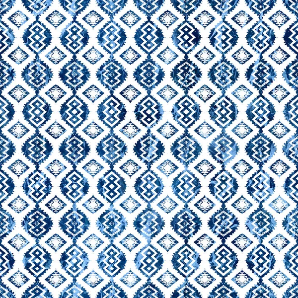 Grunge desenli Geometrik kilim ikat deseni