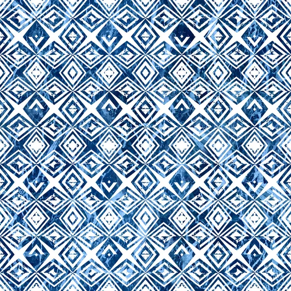 Grunge desenli Geometrik kilim ikat deseni