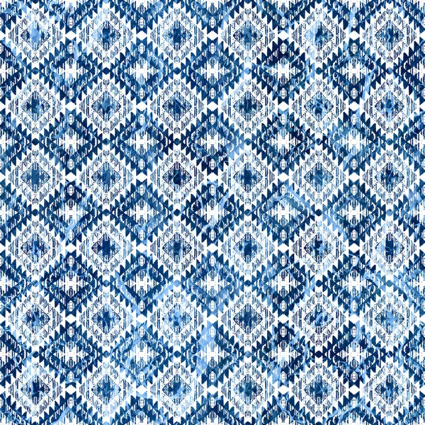 Grunge desenli Geometrik kilim ikat deseni
