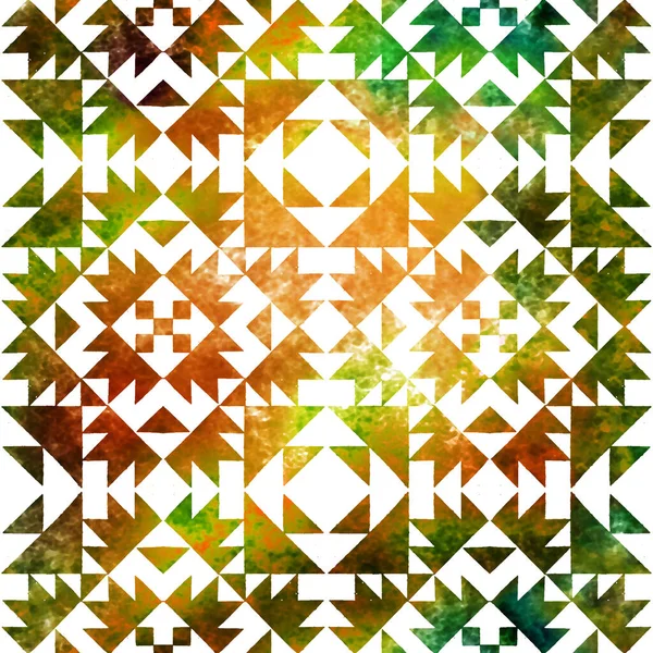 Geometric Kilim Ikat Pattern Grunge Texture — Stock Photo, Image