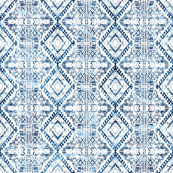 Grunge desenli Geometrik kilim ikat deseni
