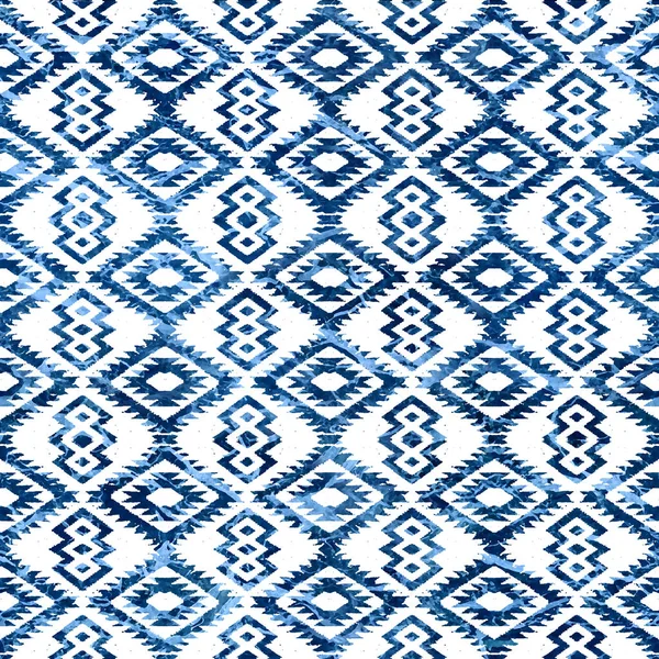 Grunge desenli Geometrik kilim ikat deseni