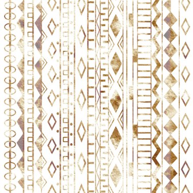 Grunge desenli Geometrik kilim ikat deseni