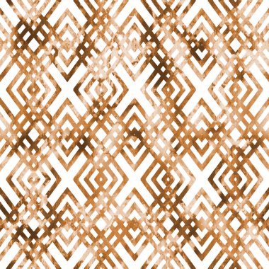 Grunge desenli Geometrik kilim ikat deseni