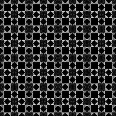 Grunge desenli Geometrik kilim ikat deseni