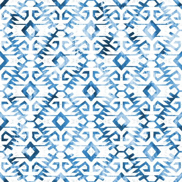 Geometric Kilim Ikat Pattern Grunge Texture — Stock Photo, Image