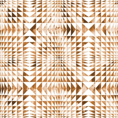 Grunge desenli Geometrik kilim ikat deseni