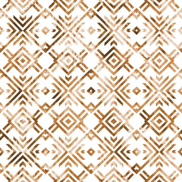 Padrão Geométrico Kilim Ikat Com Textura Grunge — Fotografia de Stock