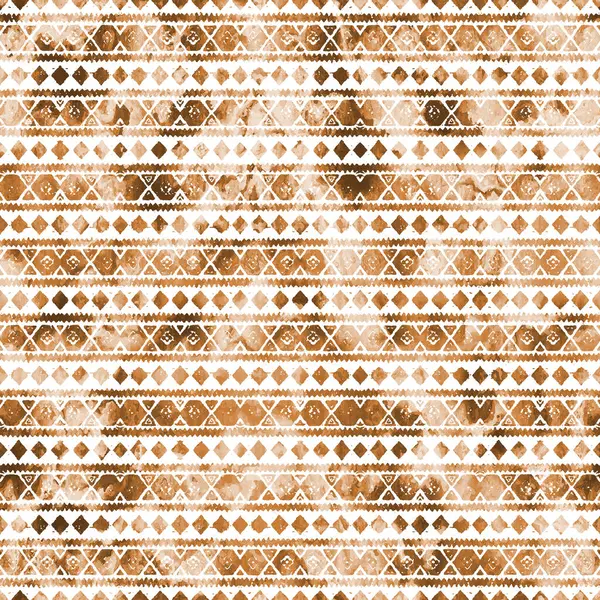 Geometrický Kilim Ikat Vzor Grunge Texturou — Stock fotografie