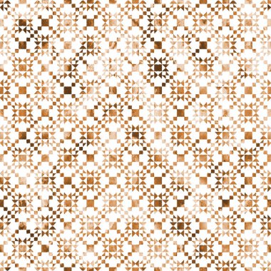 Grunge desenli Geometrik kilim ikat deseni