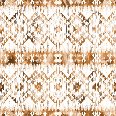 Grunge desenli Geometrik kilim ikat deseni