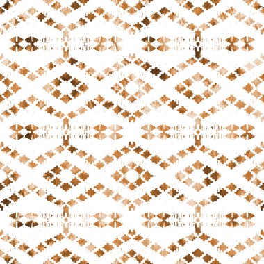 Grunge desenli Geometrik kilim ikat deseni