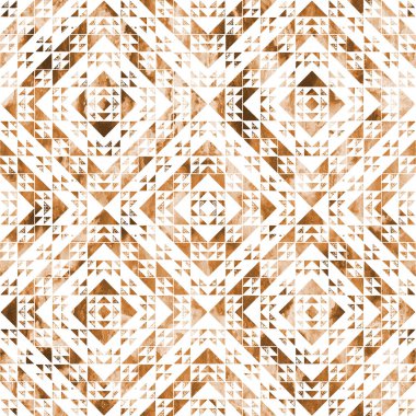 Grunge desenli Geometrik kilim ikat deseni