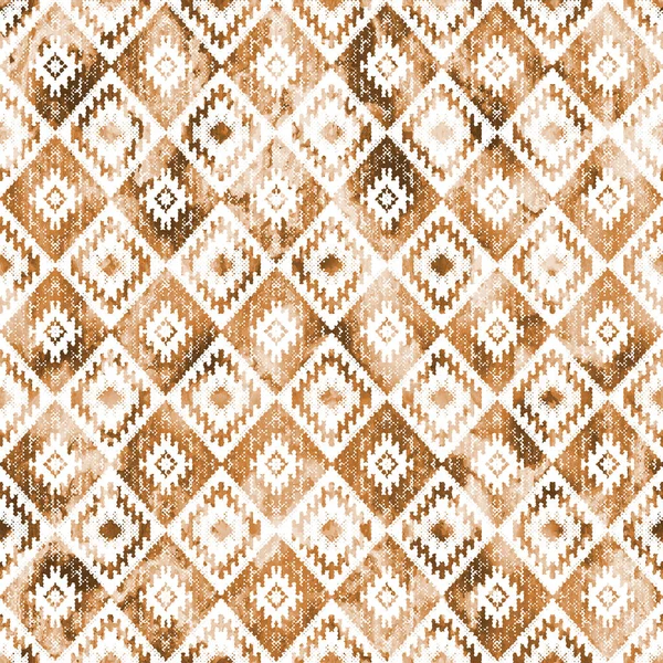 Geometric Kilim Ikat Pattern Grunge Texture — Stock Photo, Image