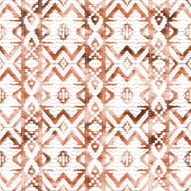 Grunge desenli Geometrik kilim ikat deseni