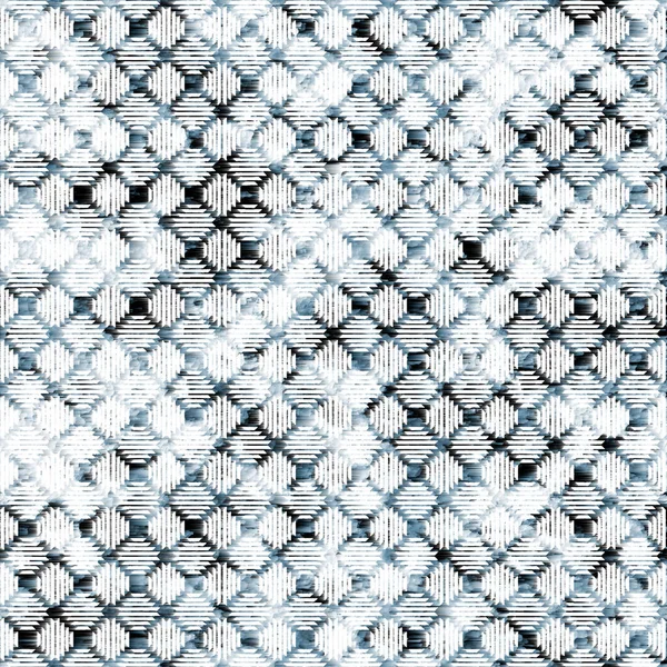 Modello Kilim Ikat Geometrico Con Texture Grunge — Foto Stock