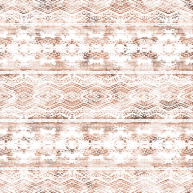 Grunge desenli Geometrik kilim ikat deseni