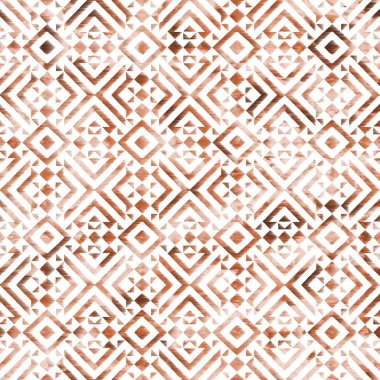 Grunge desenli Geometrik kilim ikat deseni