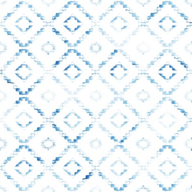 Grunge desenli Geometrik kilim ikat deseni