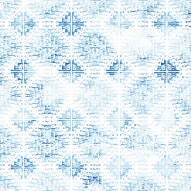 Grunge desenli Geometrik kilim ikat deseni