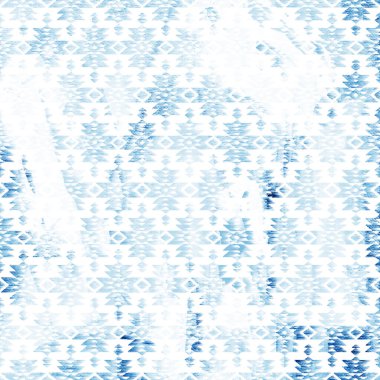 Grunge desenli Geometrik kilim ikat deseni