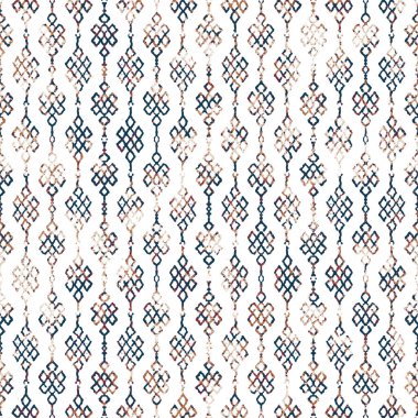 Grunge desenli Geometrik kilim ikat deseni
