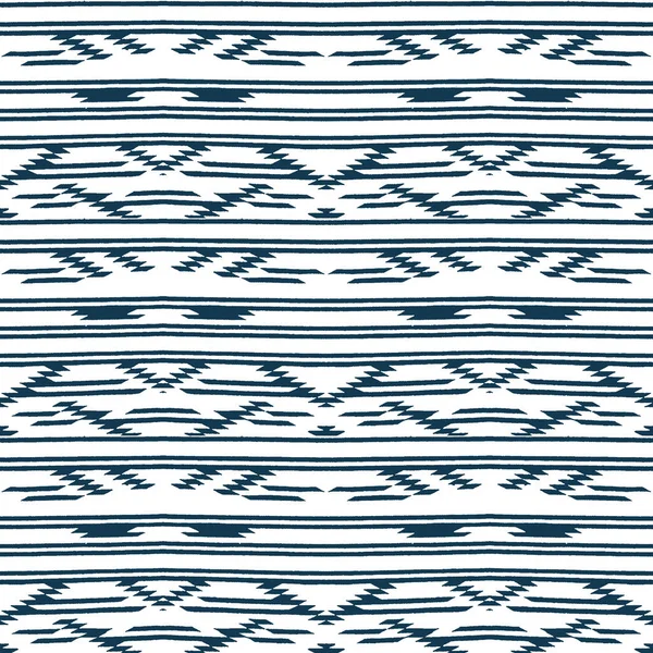 Patrón Kilim Ikat Geométrico Con Textura Grunge — Foto de Stock