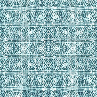 Grunge desenli Geometrik kilim ikat deseni