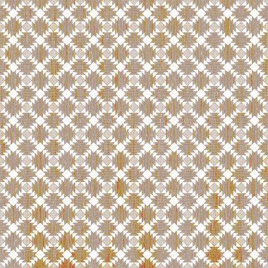 Grunge desenli Geometrik kilim ikat deseni