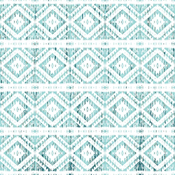 Modello Kilim Ikat Geometrico Con Texture Grunge — Foto Stock