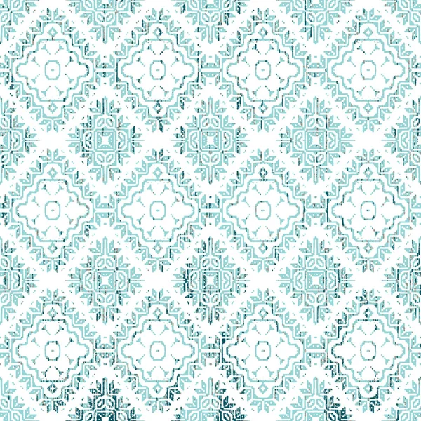 Geometric Kilim Ikat Pattern Grunge Texture — Stock Photo, Image