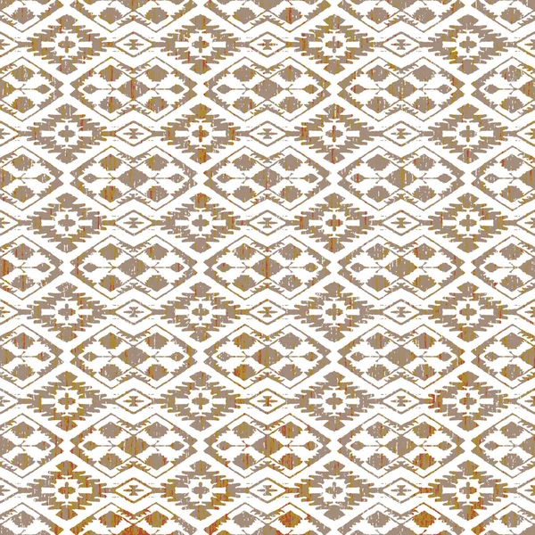 Geometric Kilim Ikat Pattern Grunge Texture — Stock Photo, Image