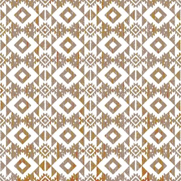 Grunge desenli Geometrik kilim ikat deseni