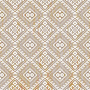 Grunge desenli Geometrik kilim ikat deseni