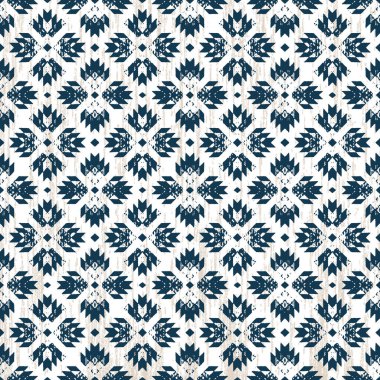 Grunge desenli Geometrik kilim ikat deseni