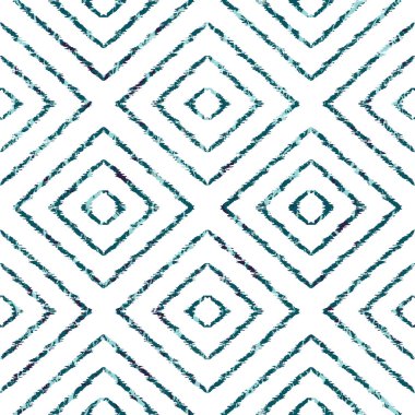 Grunge desenli Geometrik kilim ikat deseni