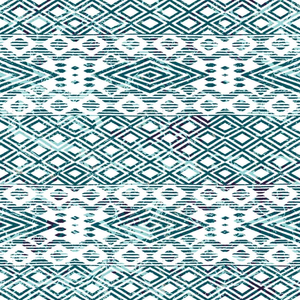 Geometric Kilim Ikat Pattern Grunge Texture — Stock Photo, Image