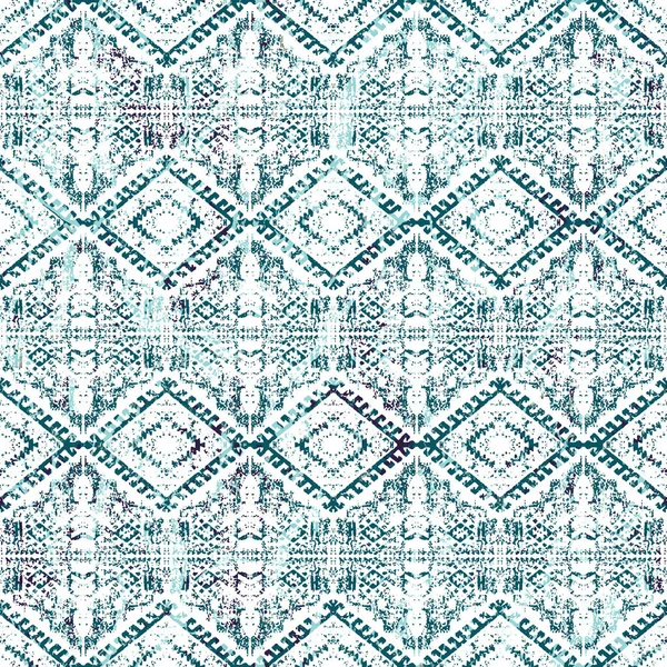 Grunge desenli Geometrik kilim ikat deseni