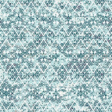 Grunge desenli Geometrik kilim ikat deseni