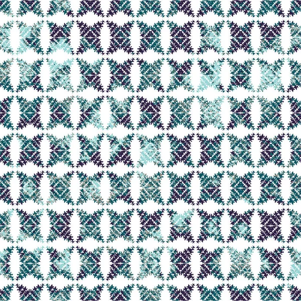 Modèle Kilim Ikat Géométrique Avec Texture Grunge — Photo