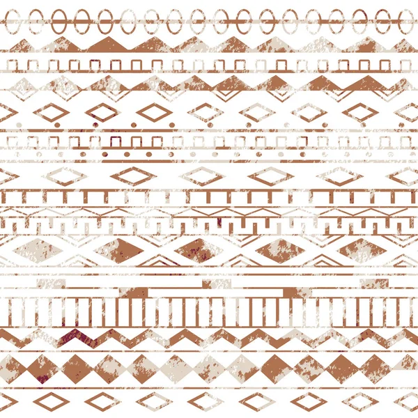 Modèle Kilim Ikat Géométrique Avec Texture Grunge — Photo