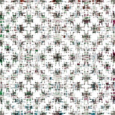 Geometrik dairesel kilim ikat deseni grunge desenli