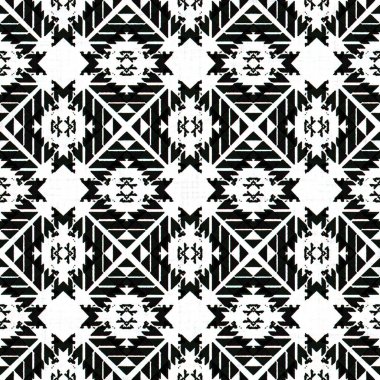 Geometrik dairesel kilim ikat deseni grunge desenli