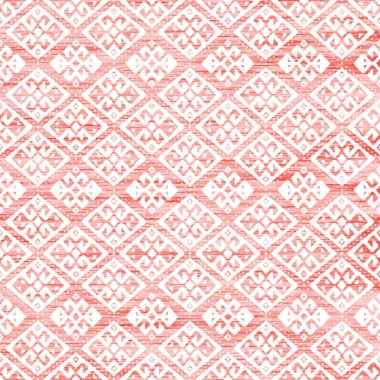 Grunge desenli Geometrik kilim ikat deseni