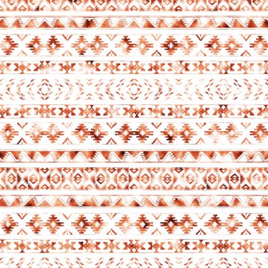 Grunge desenli Geometrik kilim ikat deseni