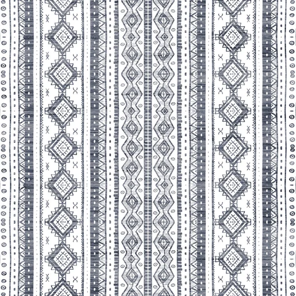 Geometrický Kilim Ikat Vzor Grunge Texturou — Stock fotografie