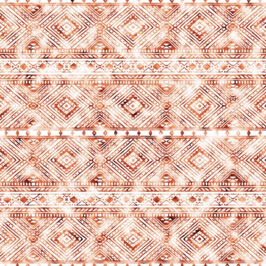 Grunge desenli Geometrik kilim ikat deseni