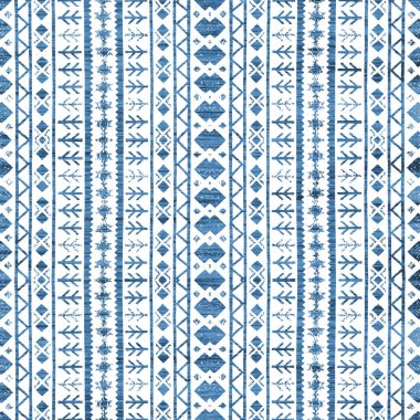 Grunge desenli Geometrik kilim ikat deseni